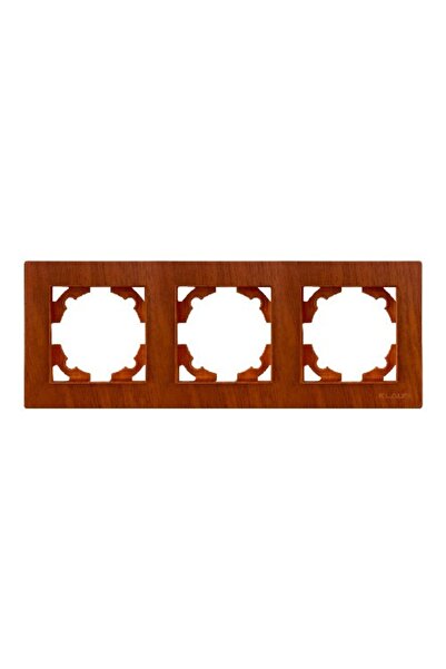Klaus 14 Bucati, Rama Intrerupator Triplu Lemn, KE01551 (14/168)