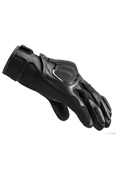 Spidi Nkd Leather Leather Motorcycle Gloves Black