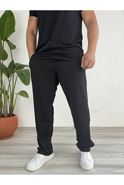 LudoWear Baggy Fit Black Corded Fabric Pants