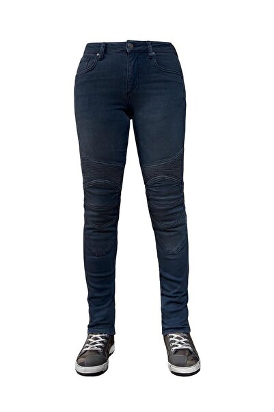 The Biker Jeans TheBikerJeans EVO Ultra Flexi Dark Blue Korumalı Motosiklet K...