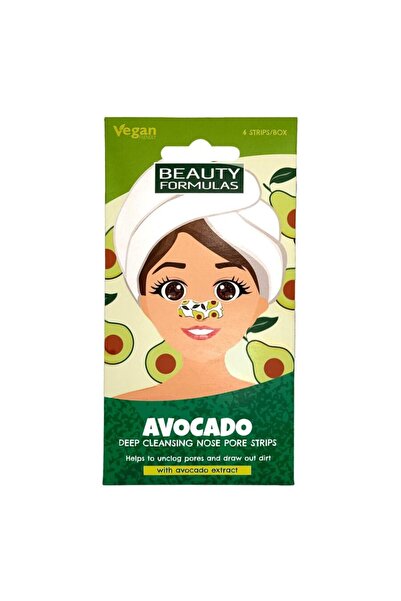 BEAUTY FORMULAS Beauty Formula Avocado Nose Pore Strips 6'S