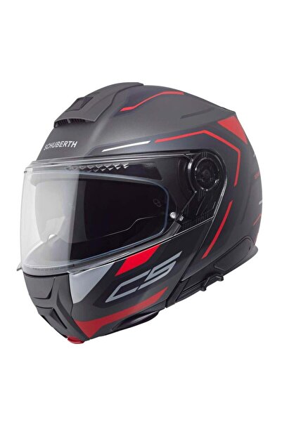 Schuberth C5 Omega Antrasit Çene Açılır Motosiklet Kaskı