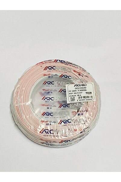 Arc 100 Metre 2x0.75 Bakır Kordon CE ve TSE li Kablo ( aydınlatma , hoparlör ...