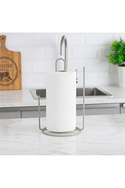 Okyanus Home حامل مناديل ورقية أخضر اللون يوضع على الطاولة