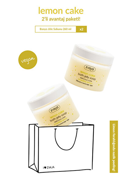 Ziaja Limonlu Jel Duş Sabunu 260 ml – Limon Kek Kokulu Arındırıcı Vücut Bakım...