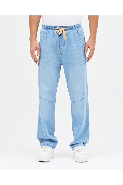 Osyday Ανδρικό παντελόνι με χαλαρή εφαρμογή, άνετο κοψίμα, ελαστική μέση, ίσιο πόδι