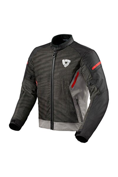 Revit REV'IT! Torque 2 H20 Korumalı Motosiklet Montu Gri Kırmızı