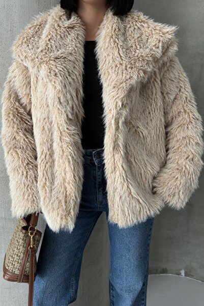 ALFUDO Moda Collection Soft Textured Fur Coat