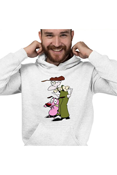 OEM Men's Hoodie Courage the Cowardly Dog Grandpa Beagle