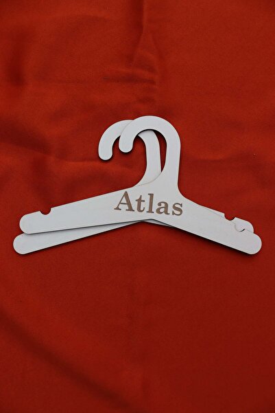 Assa Wood İsme Özel, Kişiye Özel Ahşap Çocuk Askısı 7 Adet Askılık -Bebek Dol...