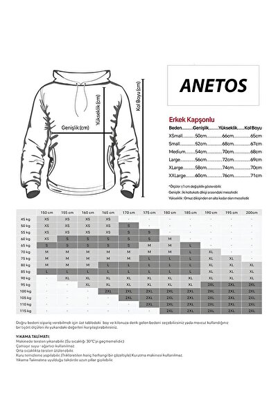 Anetos Think Run Fast Back Printed Black Hooded Sweatshirt