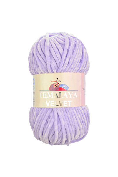 Himalaya Velvet Kadife Örgü İpliği %100 Mikro Polyester 100g Yumuşak, Kalın v...