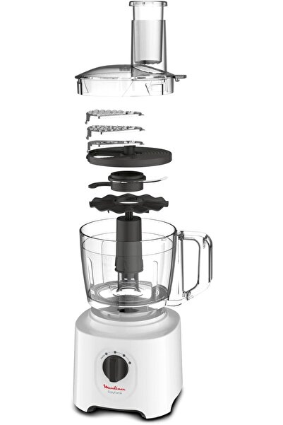 Moulinex Easy Force Food Processor, 800W, 6 Attachments, FP247127