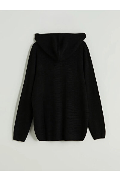 LC Waikiki Hooded Long Sleeve Men's Knitwear Cardigan