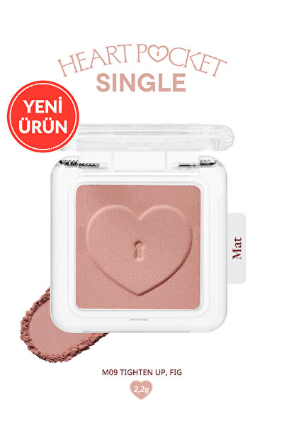 PERIPERA Kişiselleştirilebilir Mat Tekli Far Heart Pocket Single (M09 Tighten Up Fig)