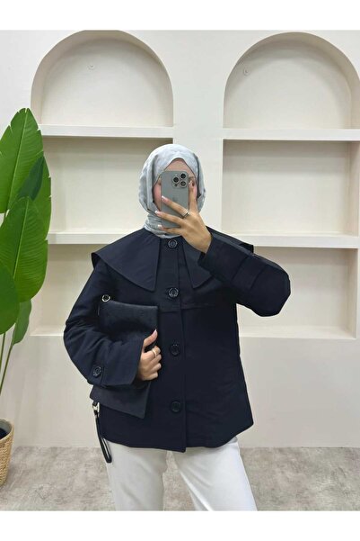 lurex moda Cape Trench Coat