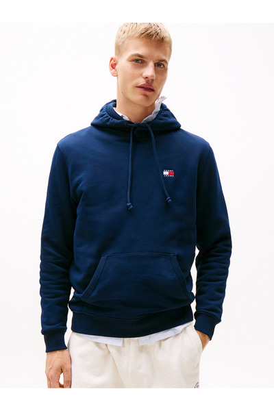 Tommy Hilfiger Ανδρικό μπλουζάκι TJM REG BADGE HOODIE EXT - DM0DM20258