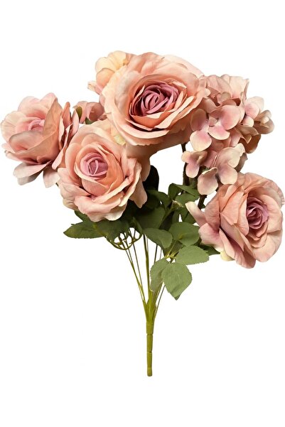 DEFNE DECOR Πολυτελές μπουκέτο τεχνητών λουλουδιών 5 τεμαχίων με σύνθεση, 11 ...