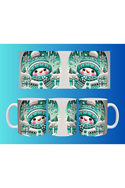 Evion كوب مفهومي لرأس السنة وعيد الميلاد - تصميم طباعة مخصص ملون