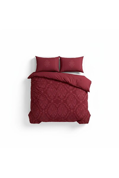 Özdilek Soft Life Clasurol Double 100% Cotton Satin Duvet Cover Set