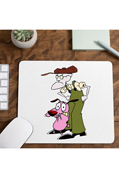 OEM Mousepad Courage the Cowardly Dog Grandpa Beagle