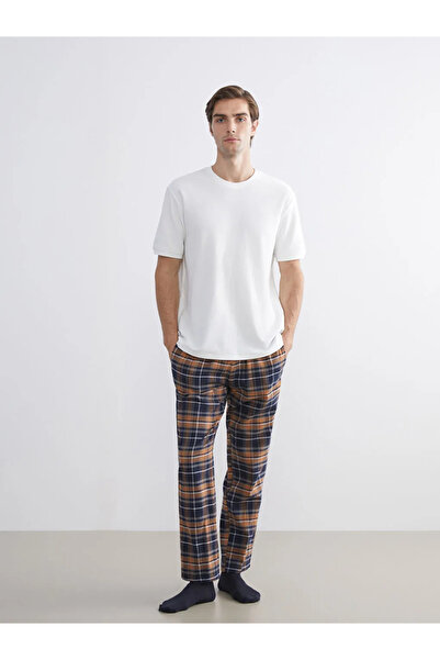 LC Waikiki Standard Pattern Plaid Men's Pajama Bottom