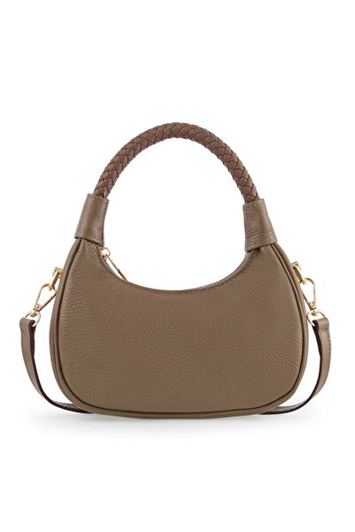 Bilik Deri Mini Toprak Kadın El Çantası BLM 7560-R