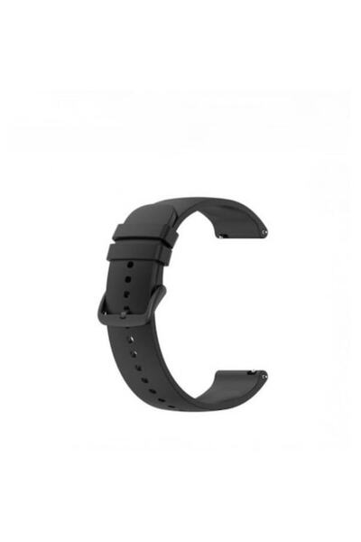 digital-play Curea din silicon Rovtop pentru Amazfit Bip și Samsung Gear S2 (20 mm, Galaxy 42 mm) - Negru