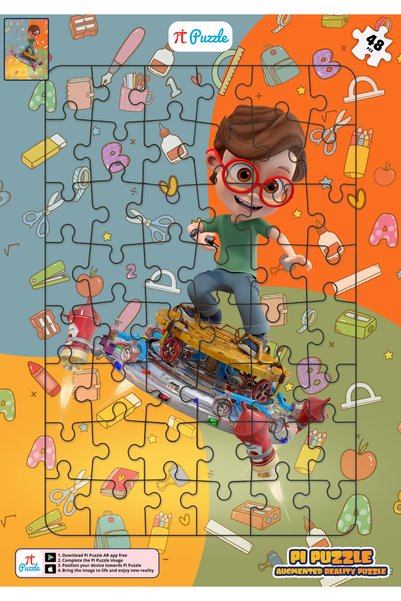 TRT ÇOCUK PIRIL Canlanan Puzzle (Ar) - Inventor Deha and Flying Vehicle