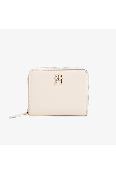 Tommy Hilfiger Logotape Med Kadın Bej Cüzdan