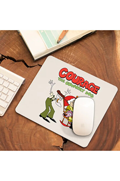 OEM Mousepad Courage The Cowardly Dog Grandpa Grandma Chair