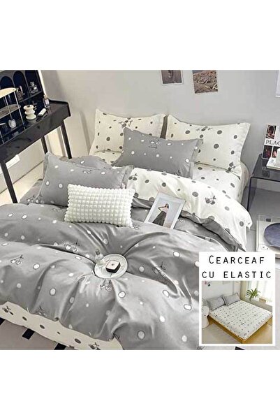Patul Bed Linen, Fine Cotton, Sulphur, Double Bed, 2 Persons