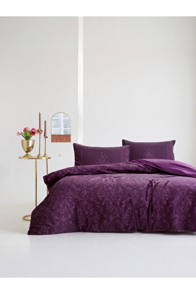 Özdilek Soft Life Clasurol Double 100% Cotton Satin Duvet Cover Set