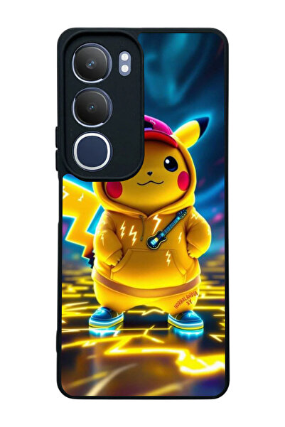 Aksel Kılıf Y19s متوافق مع مطبوع ، أسود غير لامع، سيليكون ناعم، واقي، غطاء مم...