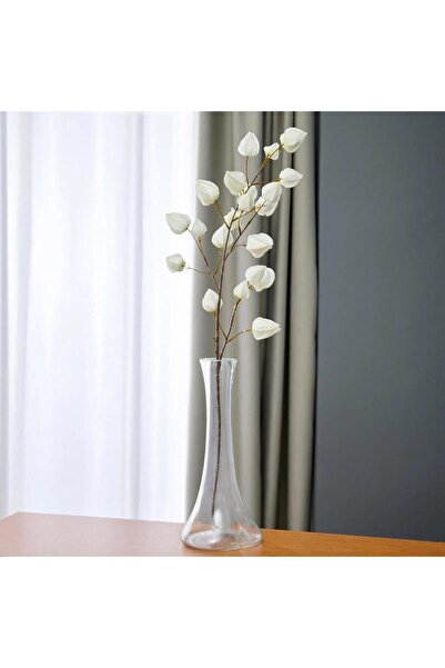 DEFNE DECOR Dekoratif Yapay Beyaz Çan Çiçeği Salon Çiçeği - 100 cm