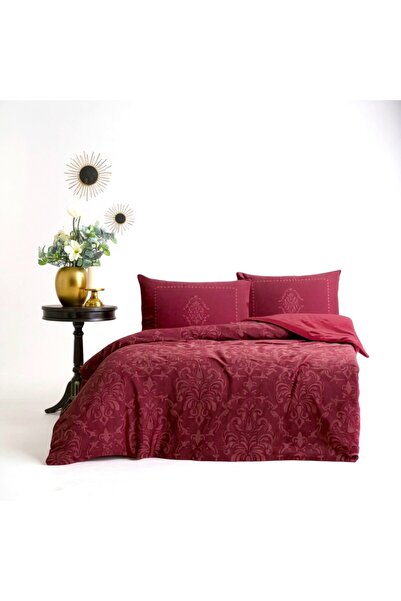 Özdilek Soft Life Clasurol Double 100% Cotton Satin Duvet Cover Set