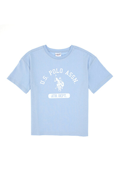 U.S. Polo Assn. Boy's Blue Crew Neck T-Shirt 50325176-Vr036
