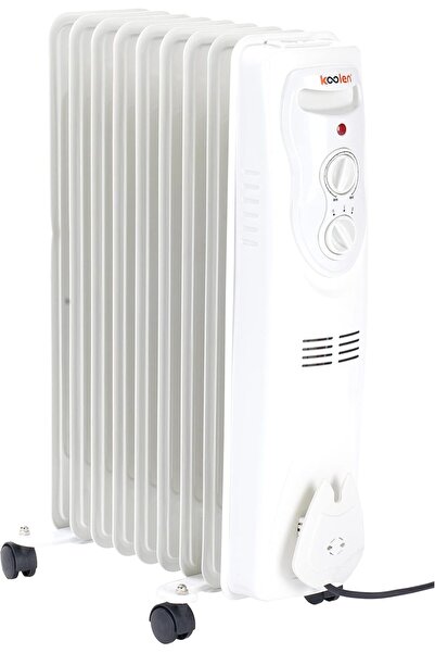 Koolen 9-Fin Oil Radiator Heater 2000W - White