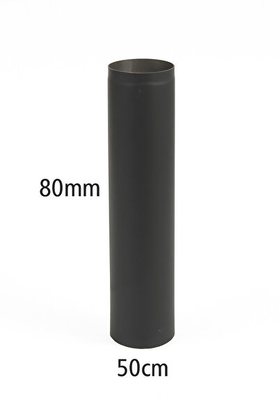 PRO Soba Baca Borusu – Siyah Çelik – 30 cm / 50 cm / 100 cm