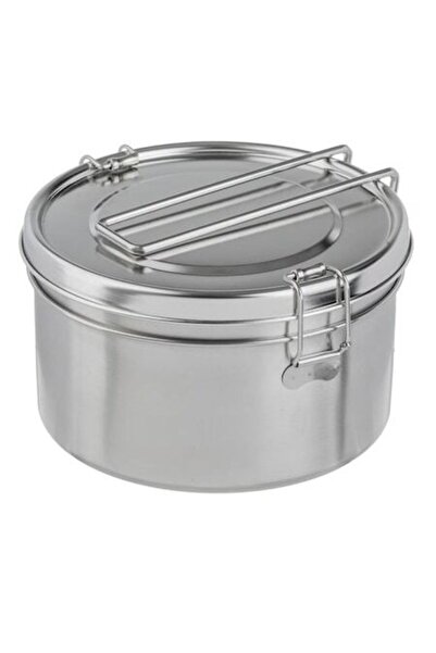 ANTBRO Cutie de prânz din oțel inoxidabil, 2 compartimente, capac cu închider...