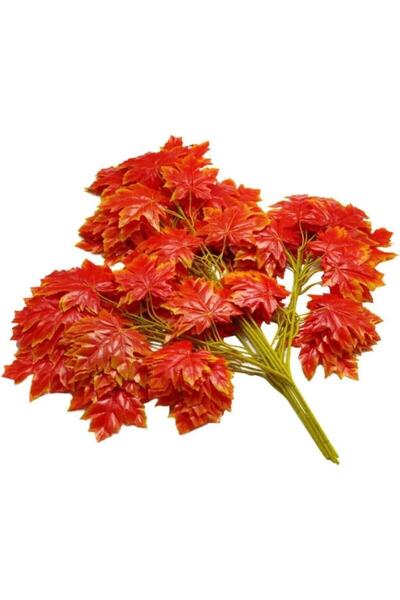 DEFNE DECOR Τεχνητό Φύλλο Δέντρου 12 τεμαχίων, Φθινοπωρινό Φύλλο Πλατάνιου, Δ...