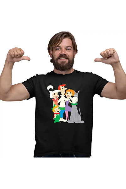 OEM Tricou Barbati Familia Jetson Fanart Science Fiction