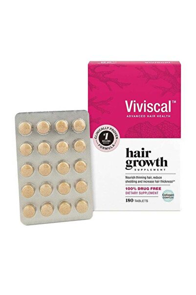 viviscal مكمل غذائي متقدم للشعر الصحي - 180 قرصًا