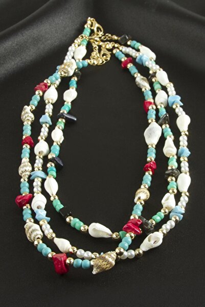 CT STONES Seashell Bead Necklace