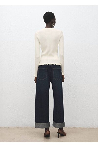 MANGO Woman Kenarları fistolu hırka