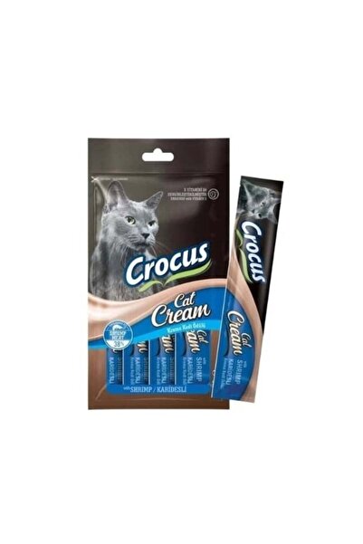 Crocus Karidesli Sıvı Kedi Ödül Maması 15 gr x 4 Adet