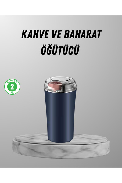 Clevora Elektrikli Kahve ve Baharat Öğütücü – Güçlü Motor, Paslanmaz Çelik Gö...