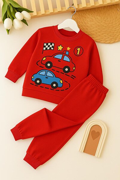 MODA Σετ Φόρμας με Στάμπα RACE ARBA PIST για Ηλικίες 3-4-5-6-7-8-9-10-11-12 ετών