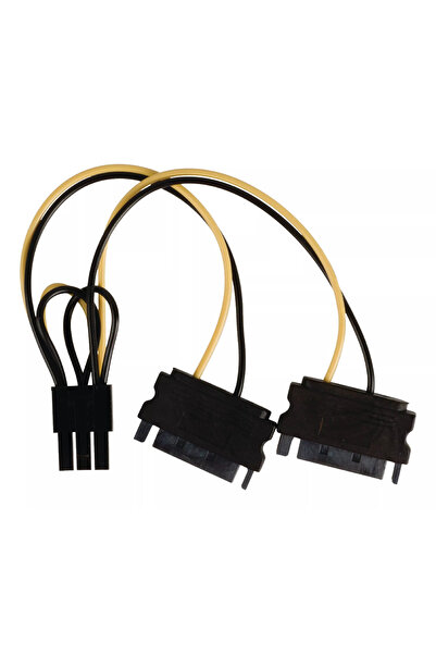 OEM Internal power cable 2x SATA 15-pin SATA dad - PCI Express mum 0.15m Valueline