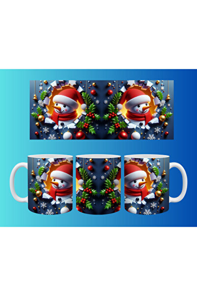 Evion New Year and Christmas Concept Mug – Colorful Custom Print Design